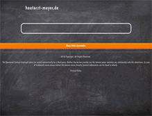 Tablet Screenshot of hautarzt-mayer.de
